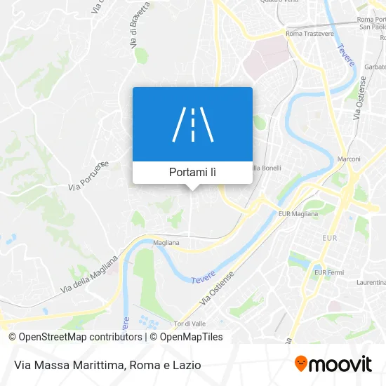 Mappa Via Massa Marittima