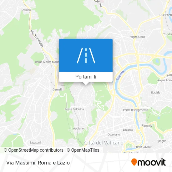 Mappa Via Massimi