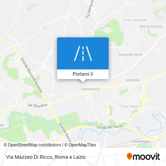 Mappa Via Mazzeo Di Ricco