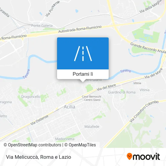 Mappa Via Melicuccà