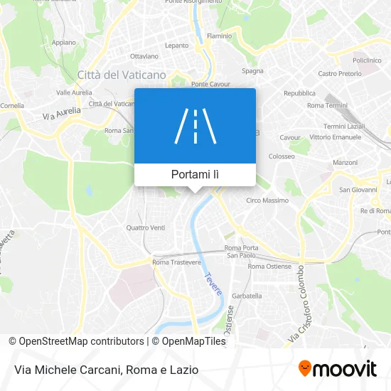 Mappa Via Michele Carcani