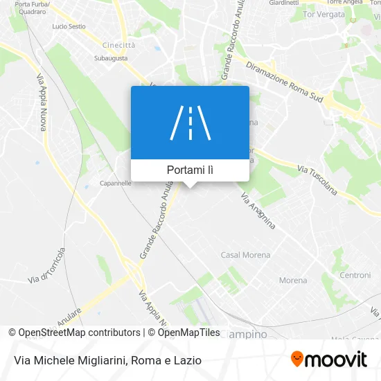 Mappa Via Michele Migliarini