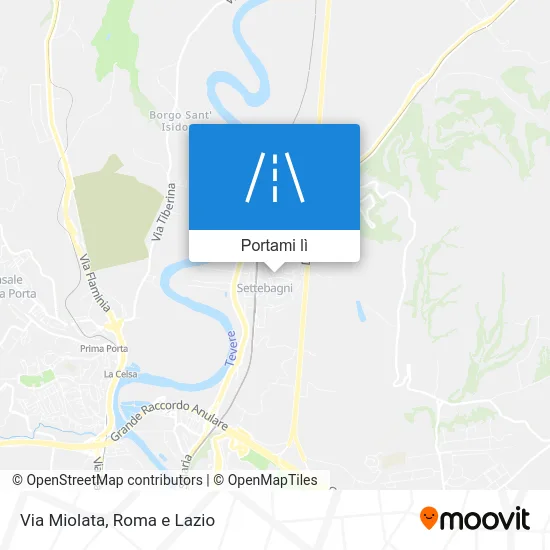 Mappa Via Miolata