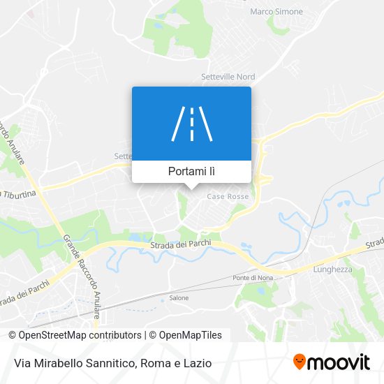 Mappa Via Mirabello Sannitico