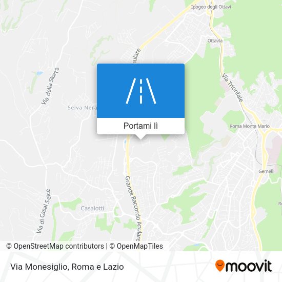Mappa Via Monesiglio