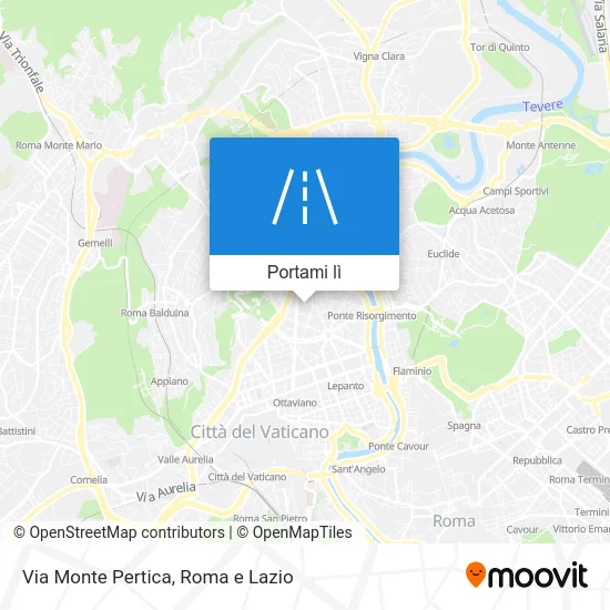 Mappa Via Monte Pertica