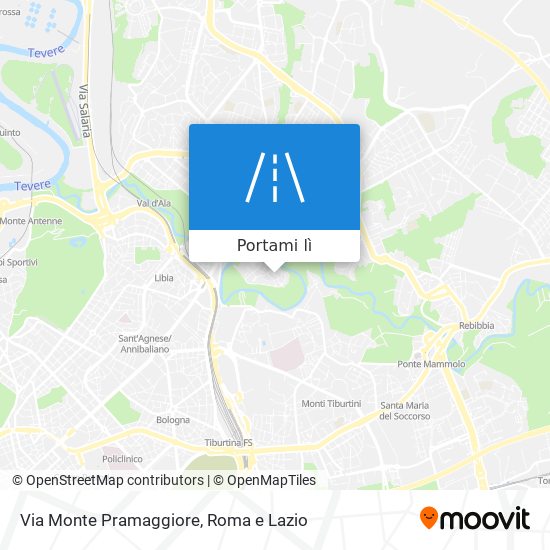 Mappa Via Monte Pramaggiore