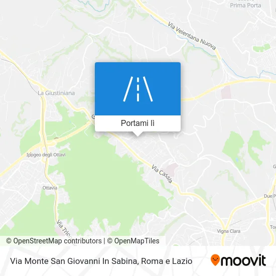 Mappa Via Monte San Giovanni In Sabina