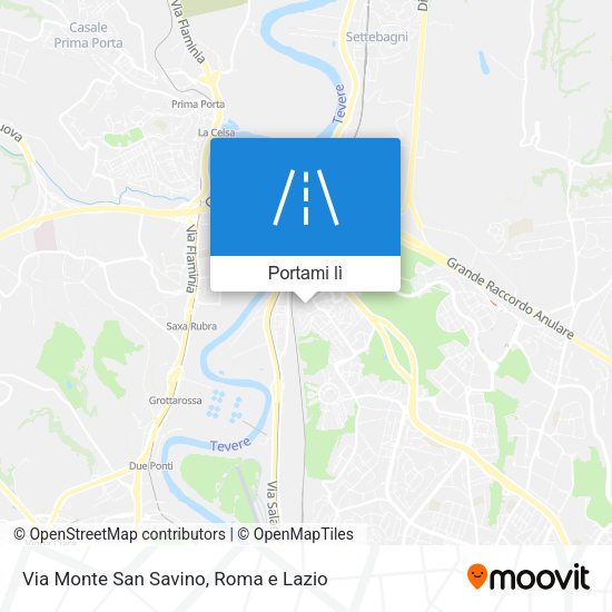 Mappa Via Monte San Savino