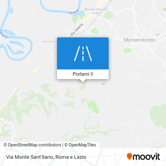 Mappa Via Monte Sant'Ilario