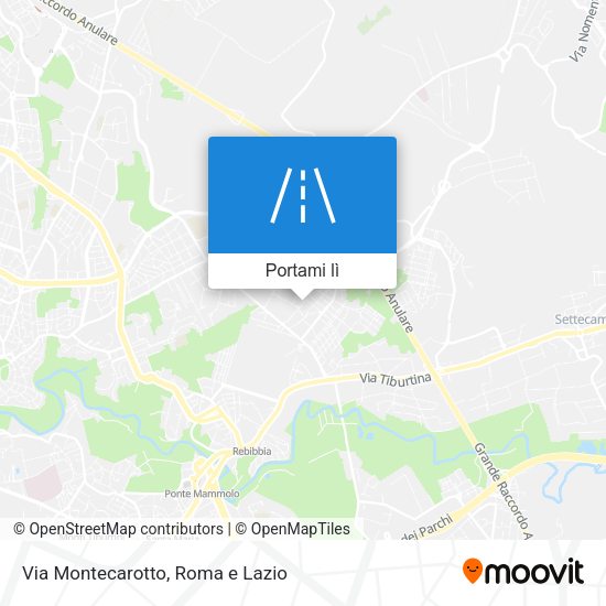 Mappa Via Montecarotto