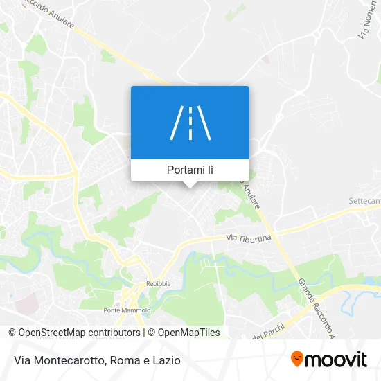Mappa Via Montecarotto