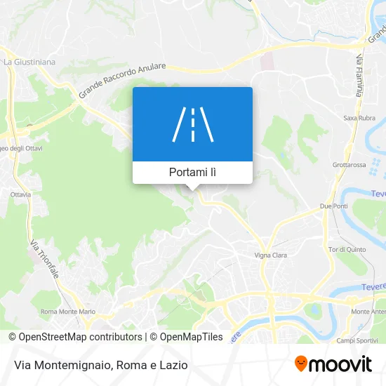 Mappa Via Montemignaio