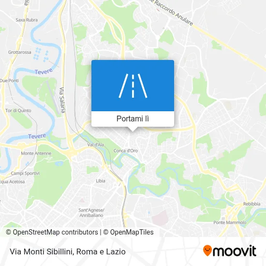 Mappa Via Monti Sibillini