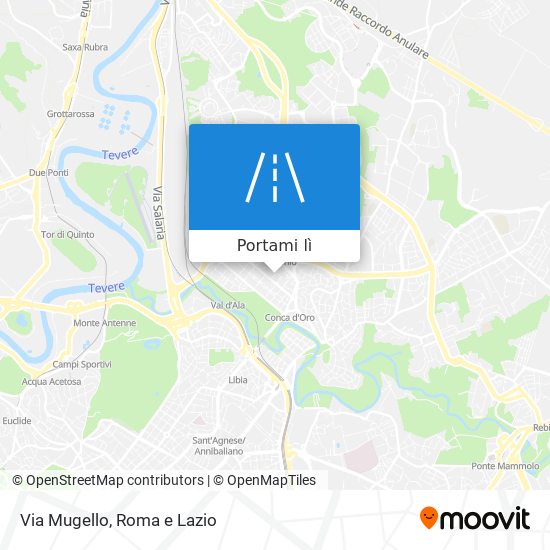 Mappa Via Mugello