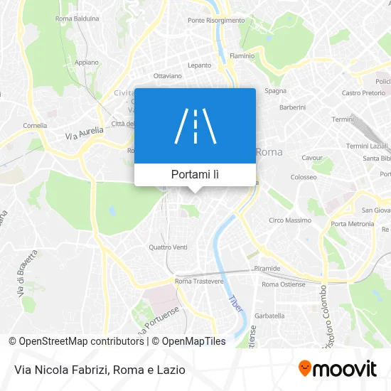 Mappa Via Nicola Fabrizi