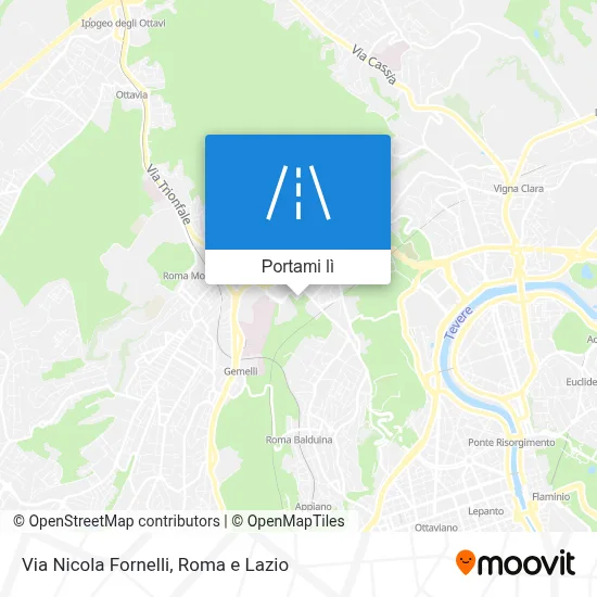 Mappa Via Nicola Fornelli