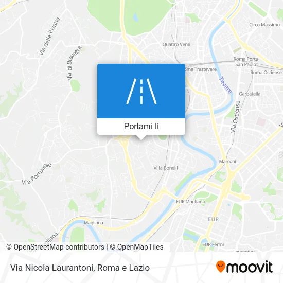 Mappa Via Nicola Laurantoni