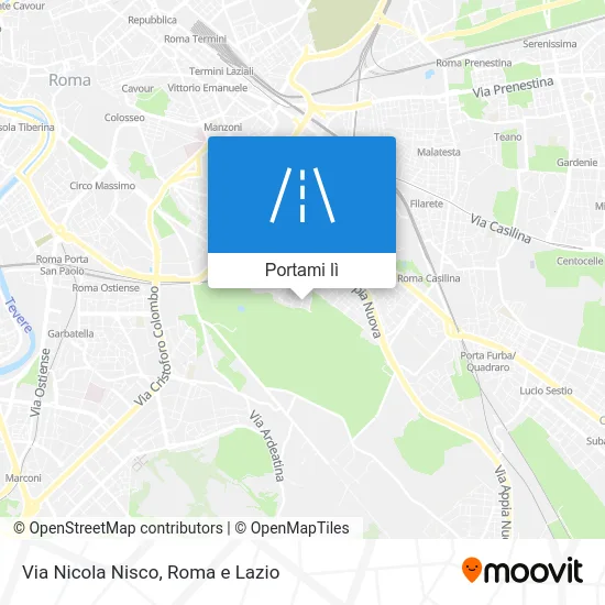Mappa Via Nicola Nisco