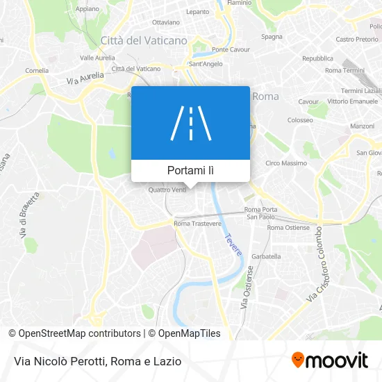 Mappa Via Nicolò Perotti