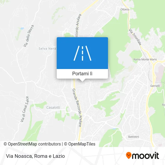 Mappa Via Noasca