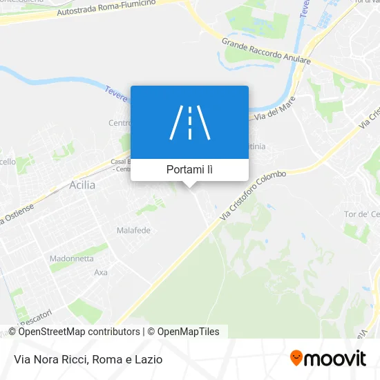 Mappa Via Nora Ricci