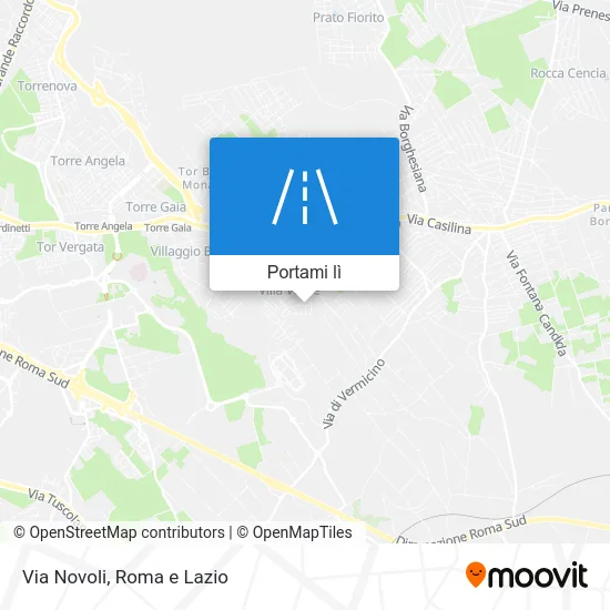 Mappa Via Novoli