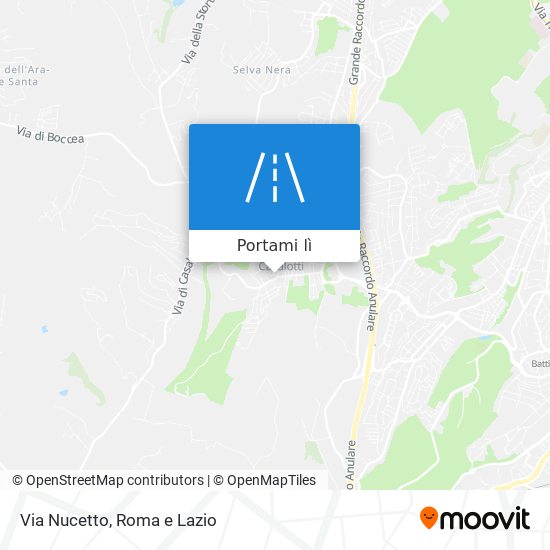 Mappa Via Nucetto