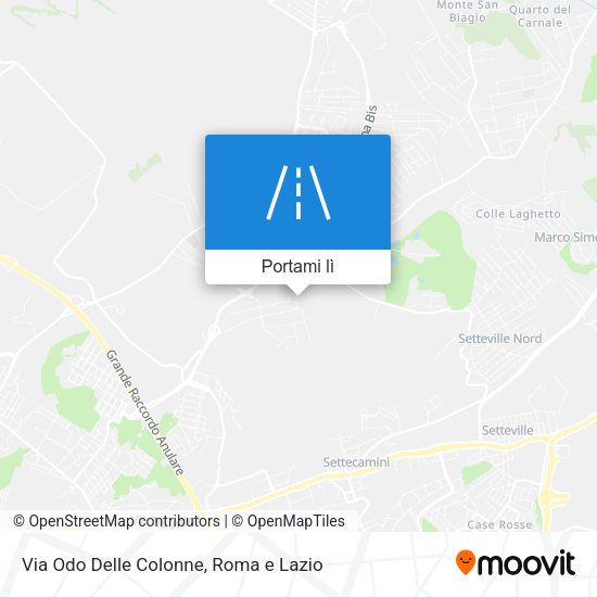 Mappa Via Odo Delle Colonne