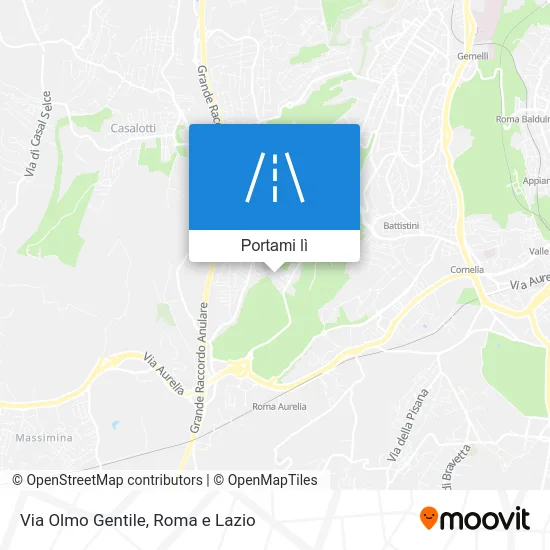 Mappa Via Olmo Gentile
