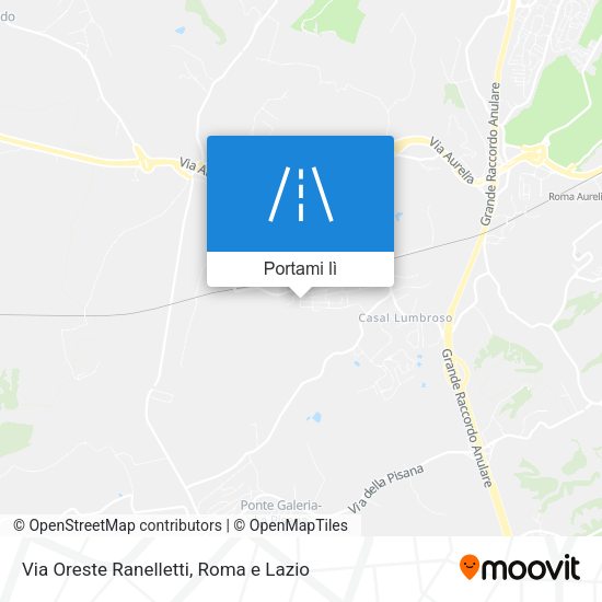 Mappa Via Oreste Ranelletti