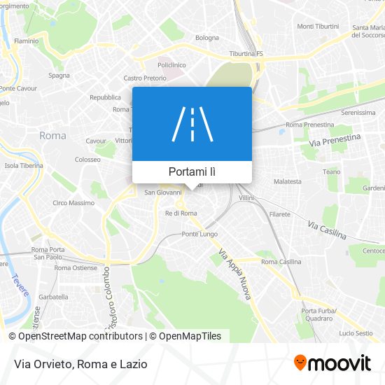 Mappa Via Orvieto