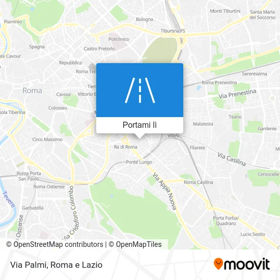 Mappa Via Palmi