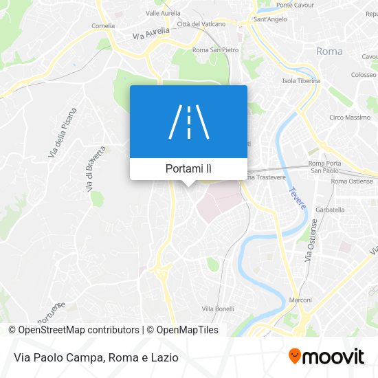 Mappa Via Paolo Campa