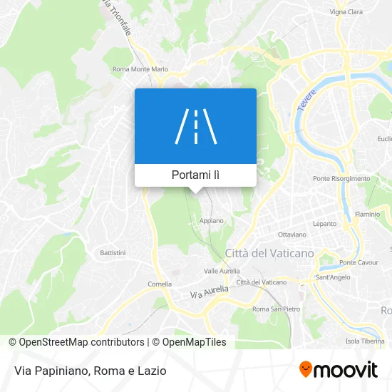 Mappa Via Papiniano