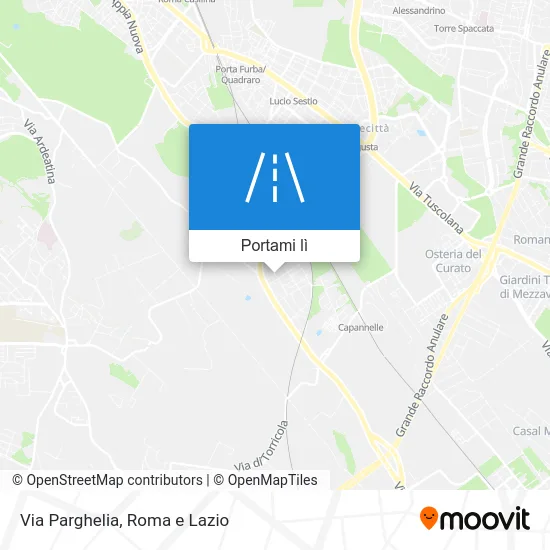 Mappa Via Parghelia