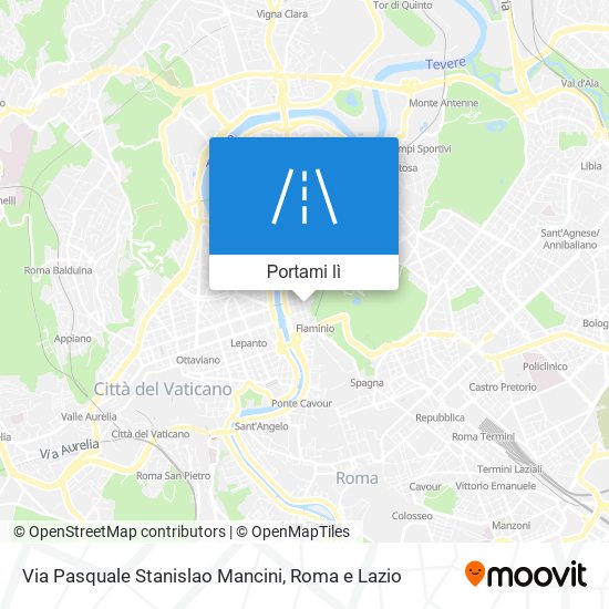 Mappa Via Pasquale Stanislao Mancini