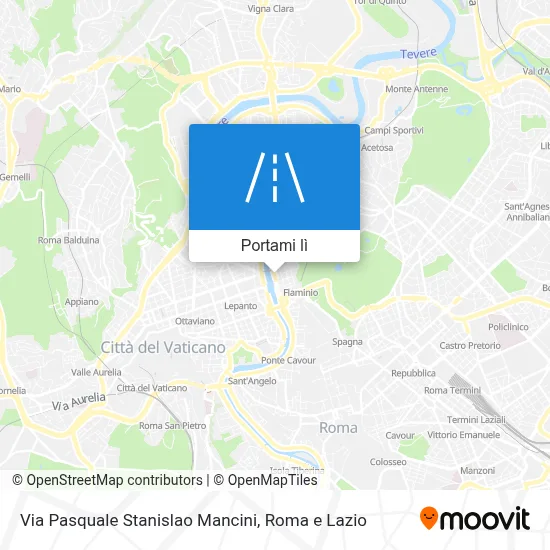 Mappa Via Pasquale Stanislao Mancini