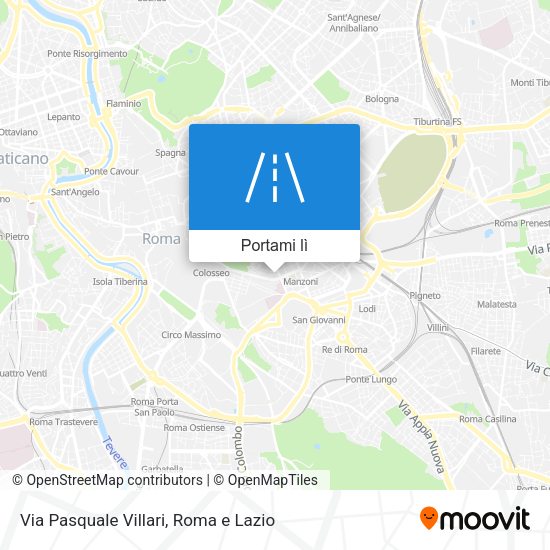 Mappa Via Pasquale Villari
