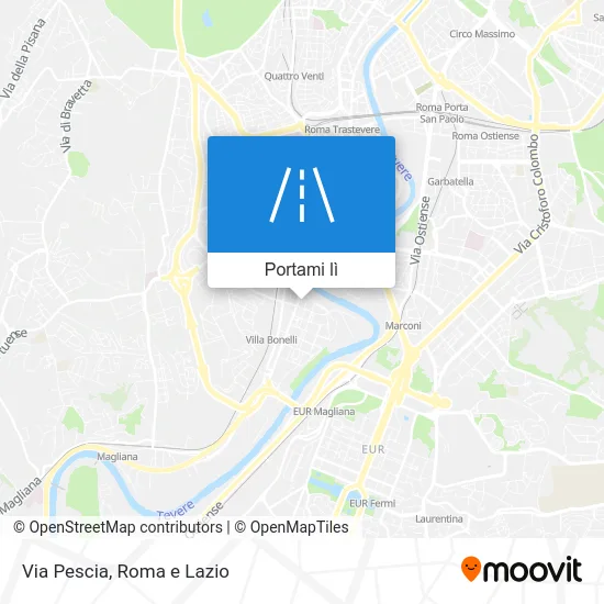 Mappa Via Pescia