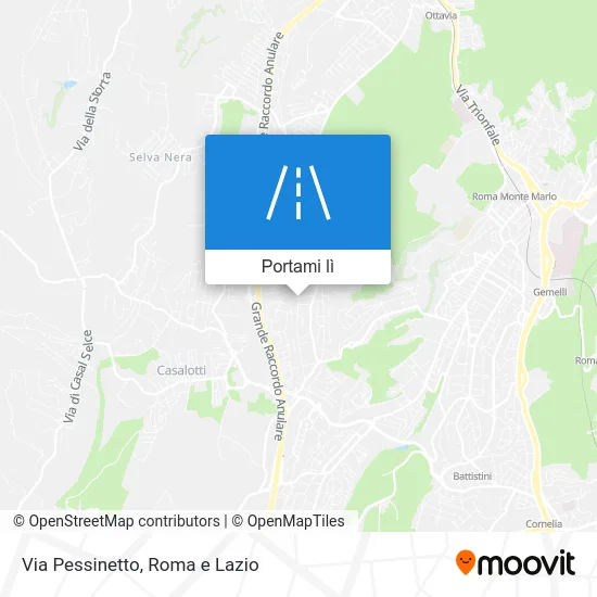 Mappa Via Pessinetto