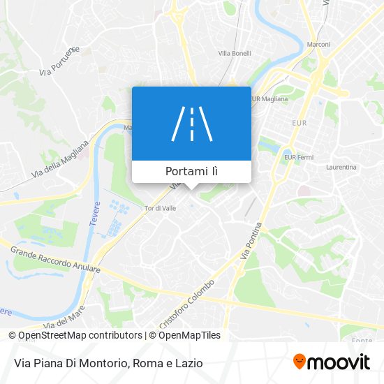 Mappa Via Piana Di Montorio