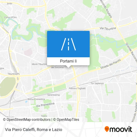 Mappa Via Piero Caleffi