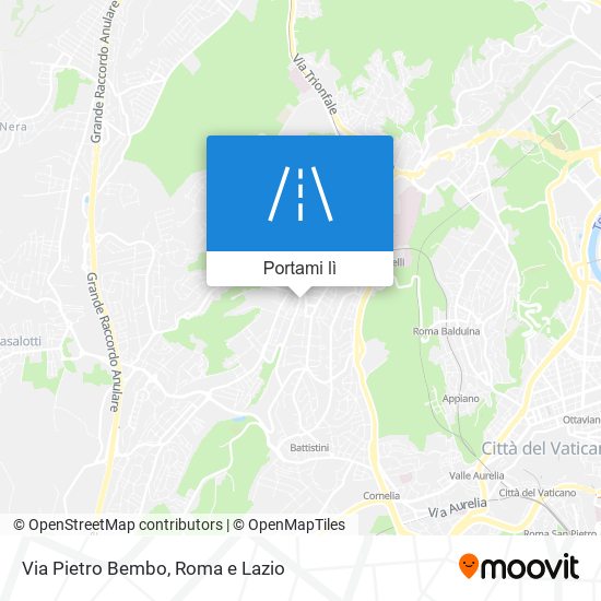Mappa Via Pietro Bembo
