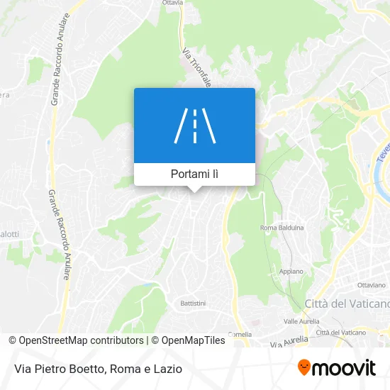 Mappa Via Pietro Boetto