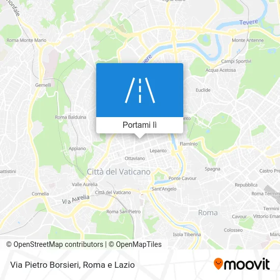 Mappa Via Pietro Borsieri