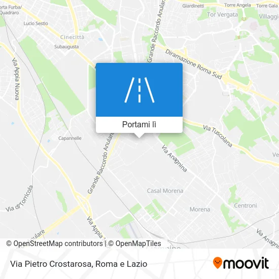 Mappa Via Pietro Crostarosa