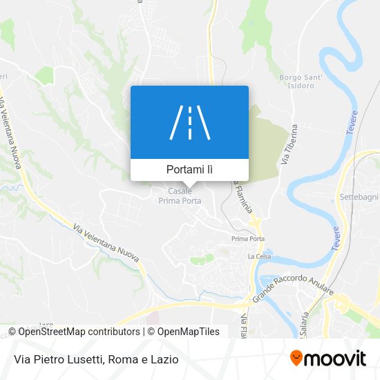 Mappa Via Pietro Lusetti