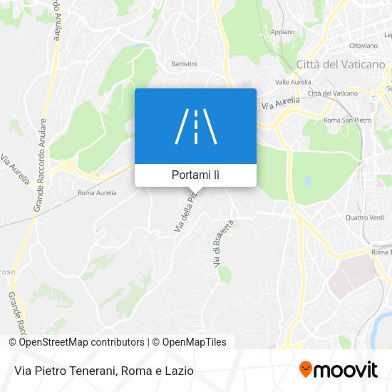 Mappa Via Pietro Tenerani