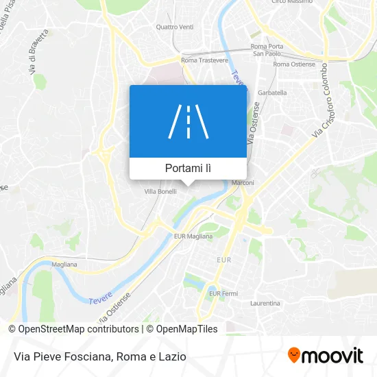 Mappa Via Pieve Fosciana